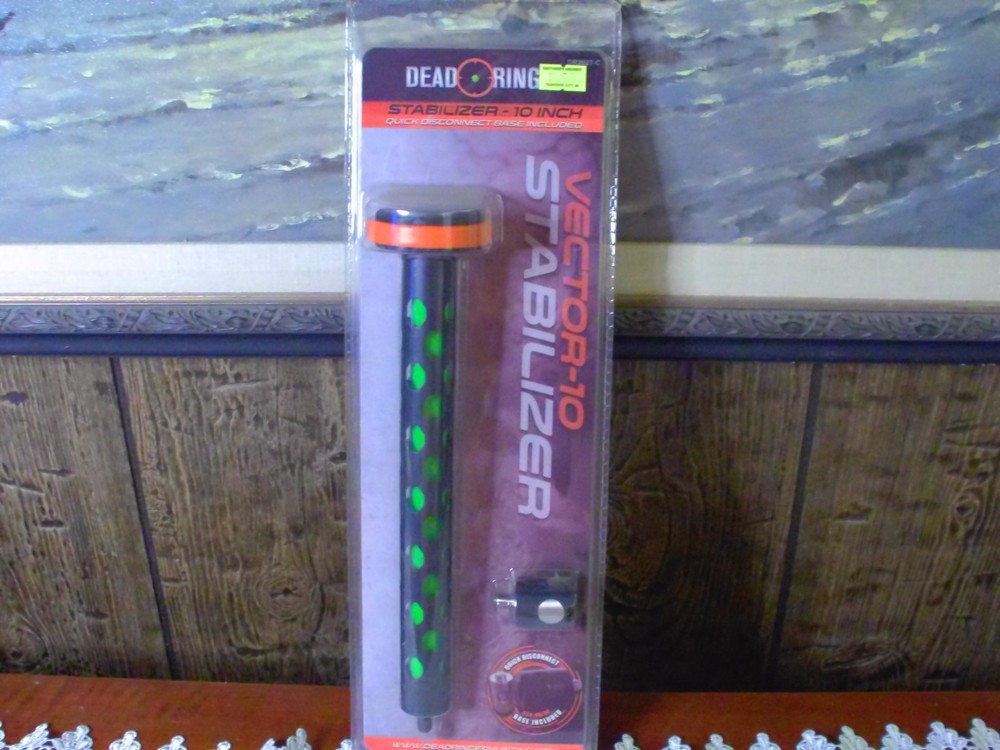 Dead Ringer Compound Bow Stabilizer 10”-VECTOR-10-DR2627-C w/Quick Disconnect