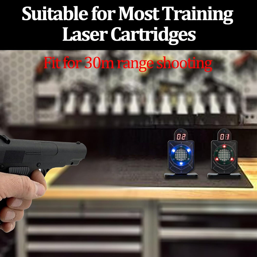 Laser Training System for Dry Fire Practice & Electronic Laser Trainer Target
