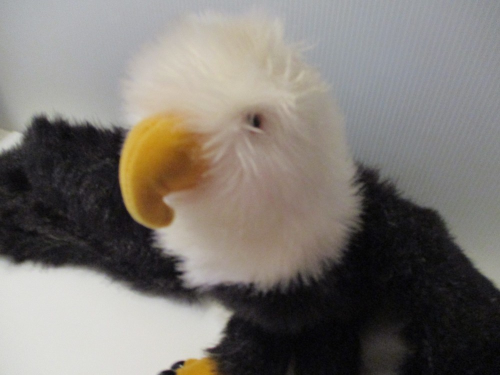Folkmanis Full Body Bald Eagle Hand Puppet 29 Inch Wing Span