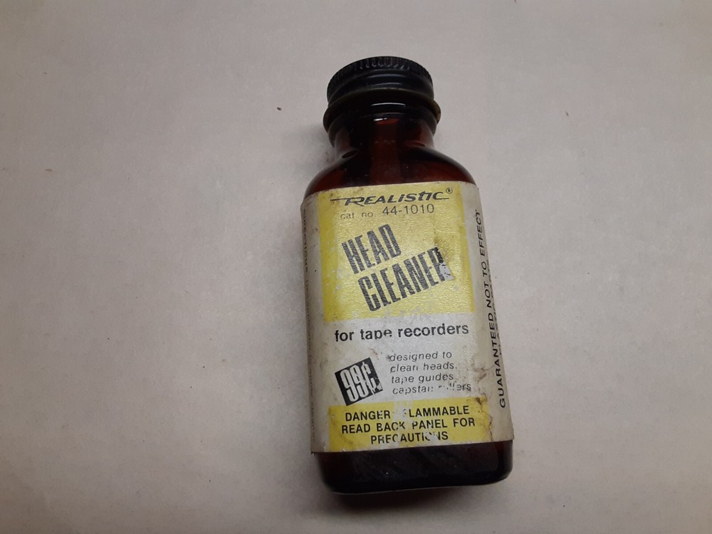 Vintage Realistic Head Cleaner EMPTY bottle 44-1010