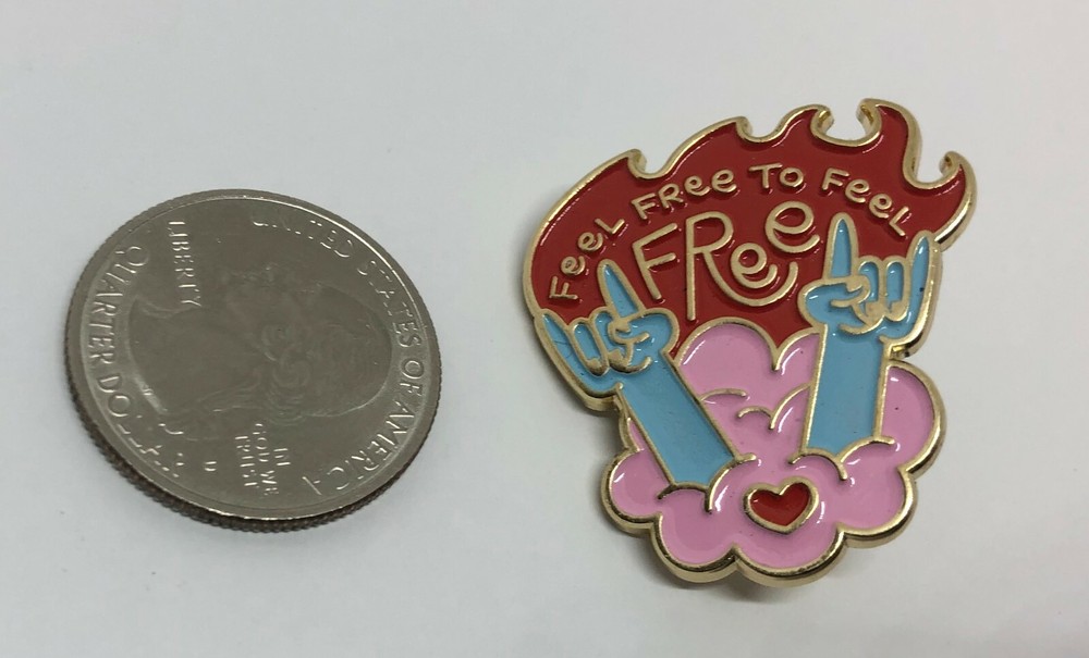 Feel Free To Feel Free Pin