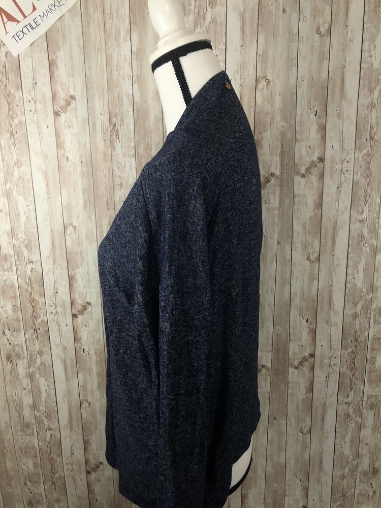 Bonobo Cardigan Womens Extra Large Sweater Open Front Blue Pullover N125