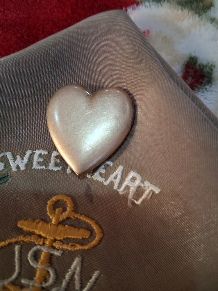 W.W II Navy Handkerchief And Locket