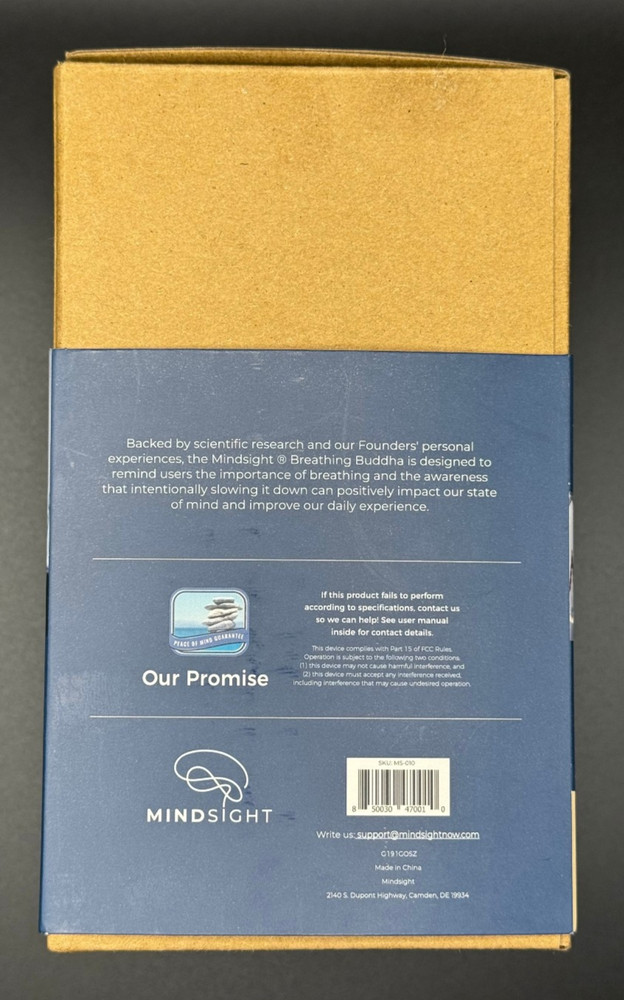 Mindsight Breathing Buddha • Visual Meditation Tool for Mindfulness & Stress