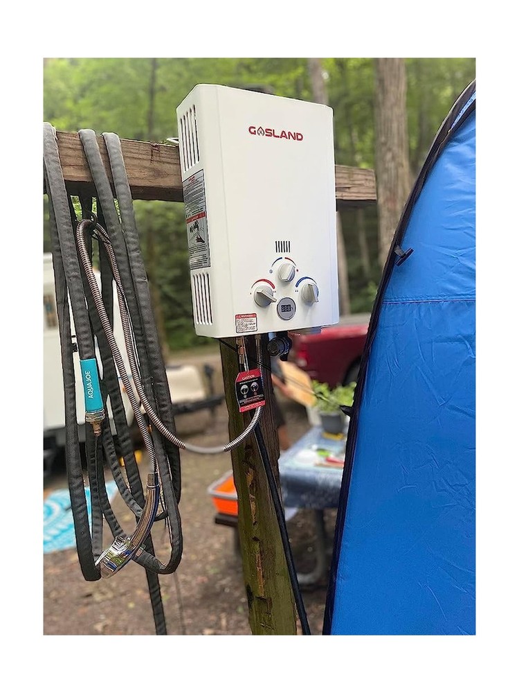 GASLAND Tankless Water Heater Propane 10L 2.64GPM Outdoor Propane Shower for ...