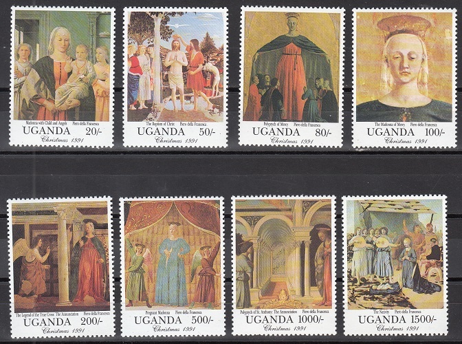 Uganda Scott 960-67 Mint NH (Catalog Value $17.40)