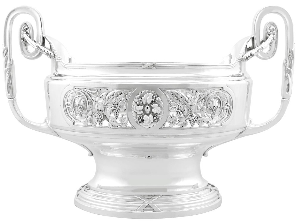 Antique Art Nouveau German Silver Centrepiece