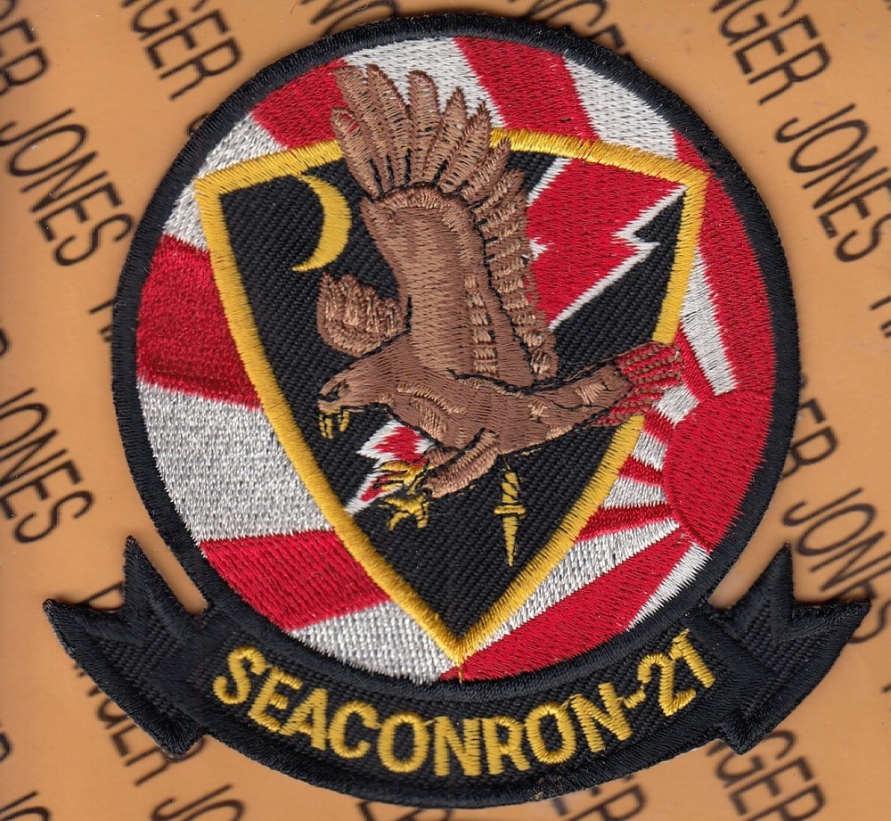 USN Navy Sea Control Squadron SEACONRON 21 ~4" patch c/e