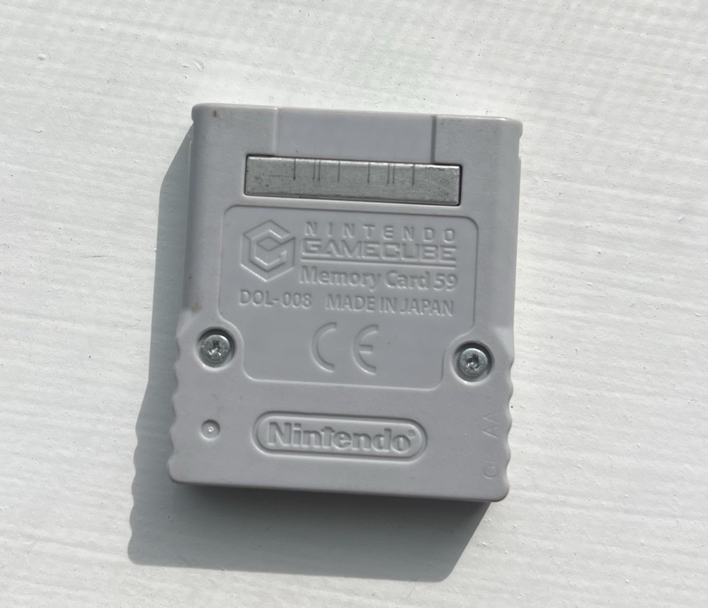Animal Crossing Nintendo GameCube Memory Card 59 UNTESTED