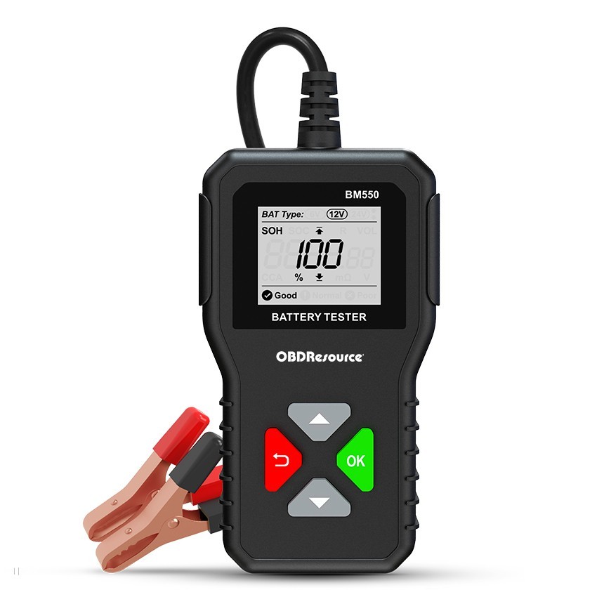 6V 12V 24V Car Battery System Tester Auto Diagnostic Device 100-2000CCA LoadTest