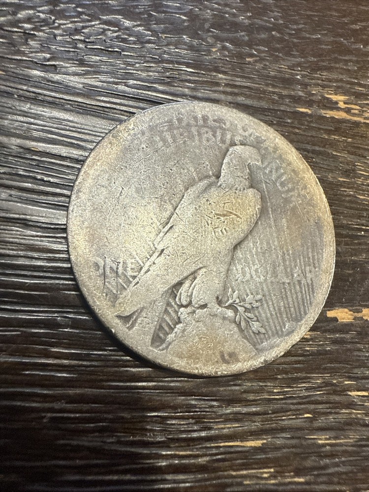 1922 Peace Dollar 90% Silver Toned