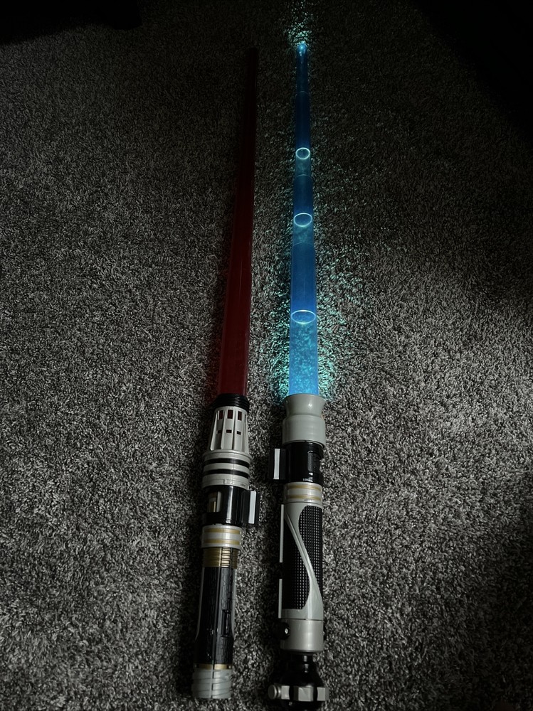 2 lightsabers Red One Doesn’t Light Up