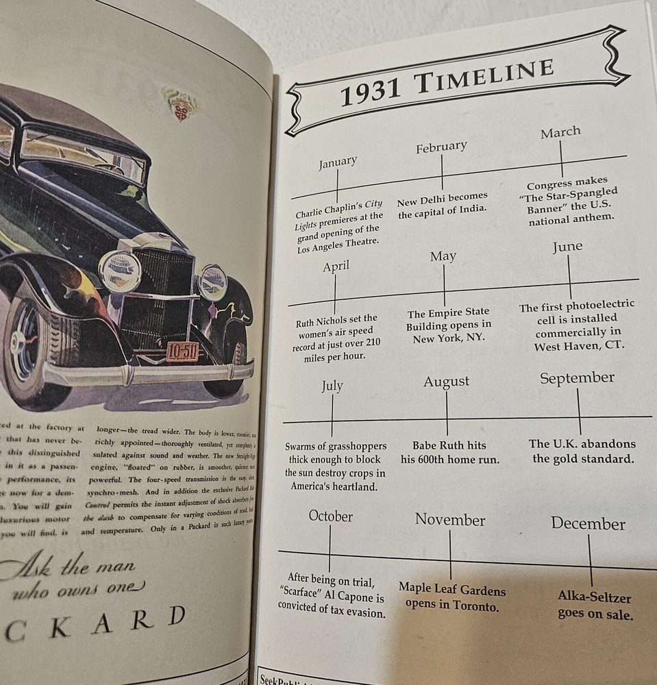 NEW 1941 Remember When... A Nostalgic Look Back In Time Booklet And Envelope