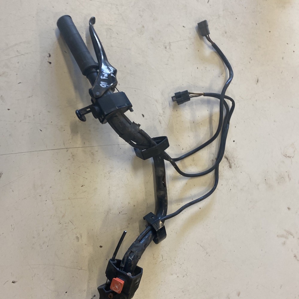 1991 Ski-doo Formula Plus XTC snowmobile, handlebars, throttle, brake lever