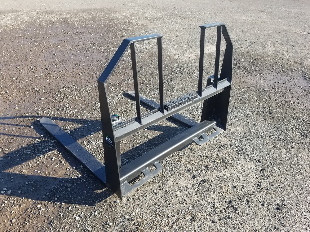 42-in WALK THROUGH Pallet Fork Frame Quick Attach 42" Fork Blades-FREE SHIPPING