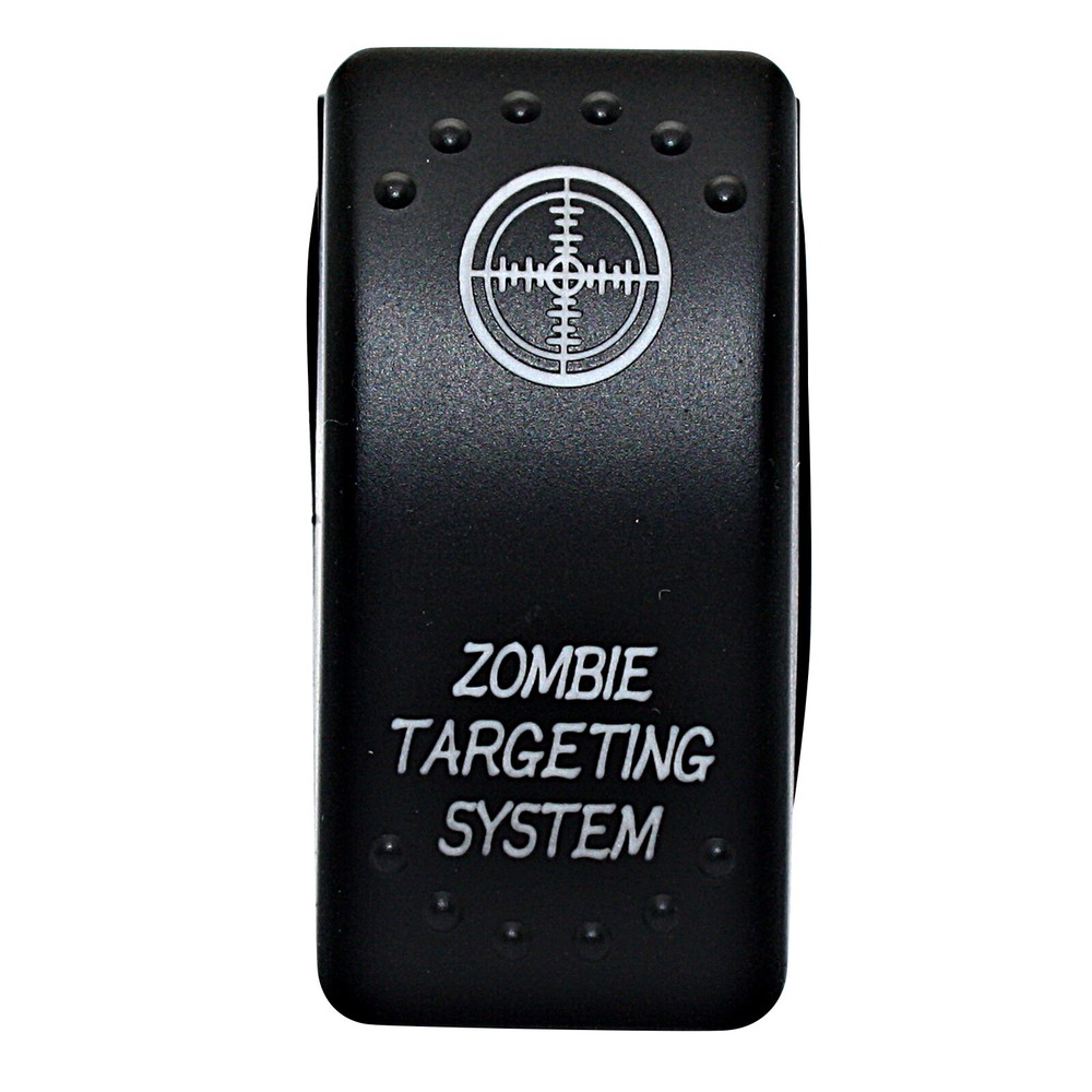 Toggle Switch Zombie Targeting System LED 12V 24V Switch Car Boat Vehicle