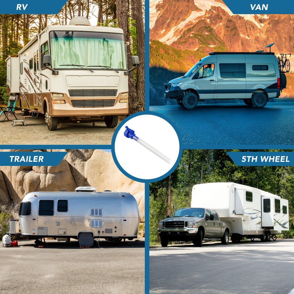 40003 RV Water Fill Adapter with Hose for Quick Filling of Your RV's Water Tank