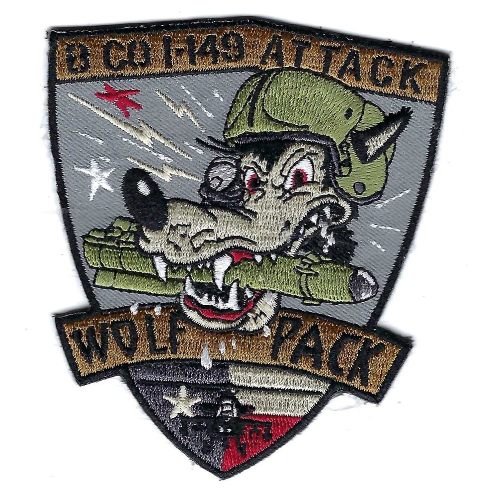 B CO 1-149 ATTACK 'WOLF PACK' (!!NEW!! THEIR LATEST) patch