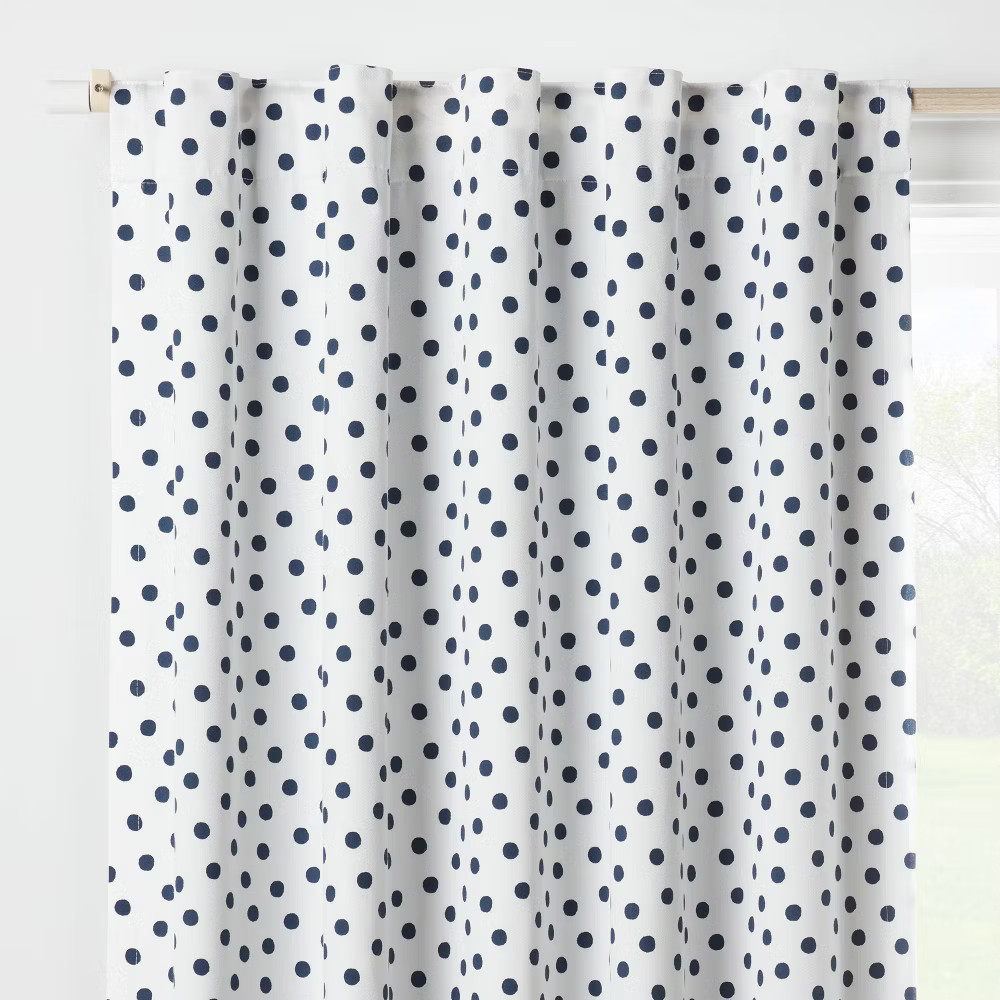 Blackout Dot Kids' Curtain Panel - Pillowfort