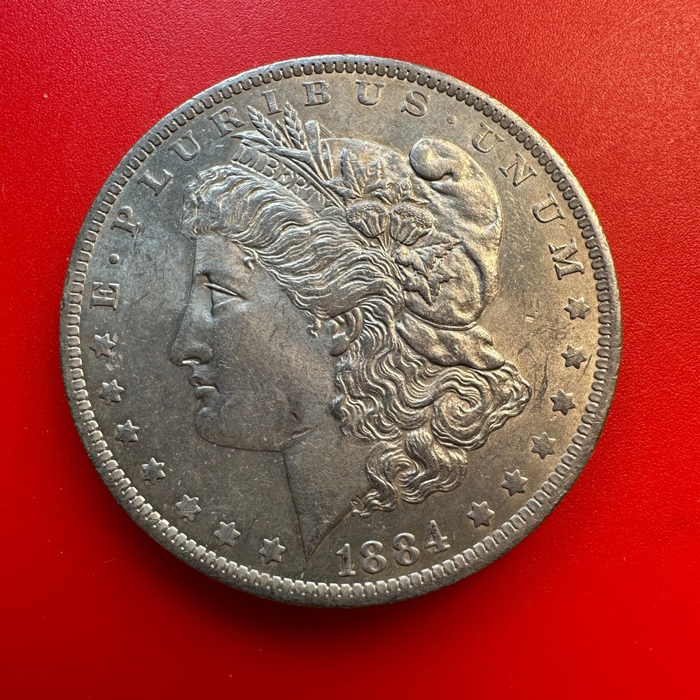 1884 O MORGAN DOLLAR AUTHENTIC SILVER COIN