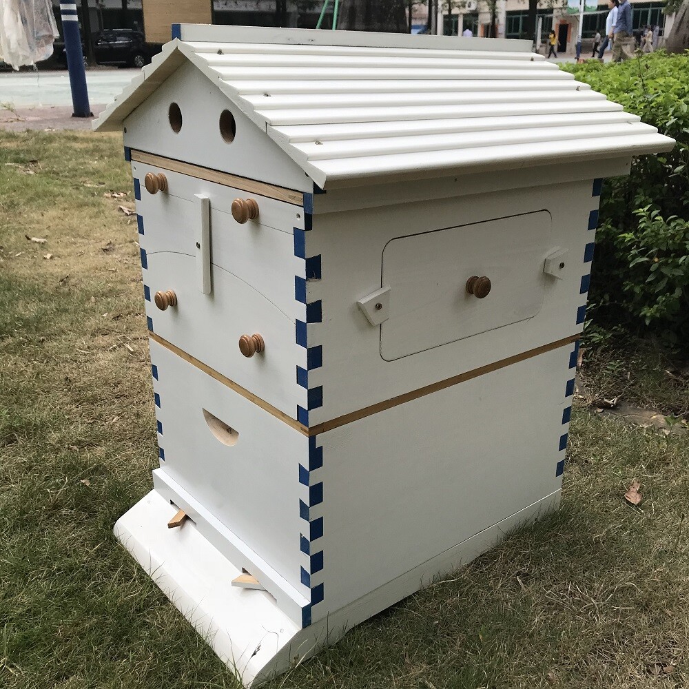 2026 Auto Bee Hives Beekeeping Starter Kit Bee Box + 7 Plastic Beekeeping Frames
