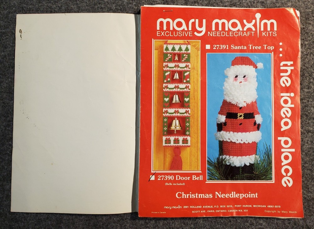 Mixed Lot Plastic Canvas Needlepoint Guides Patterns Sheets Craft Instructions