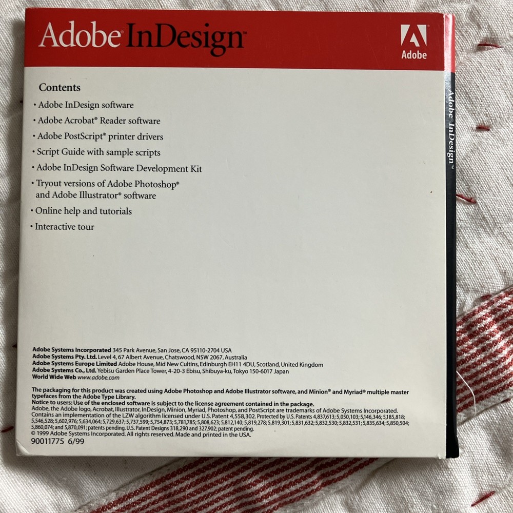 Adobe InDesign 1.0 Full Version for Macintosh + Serial Number