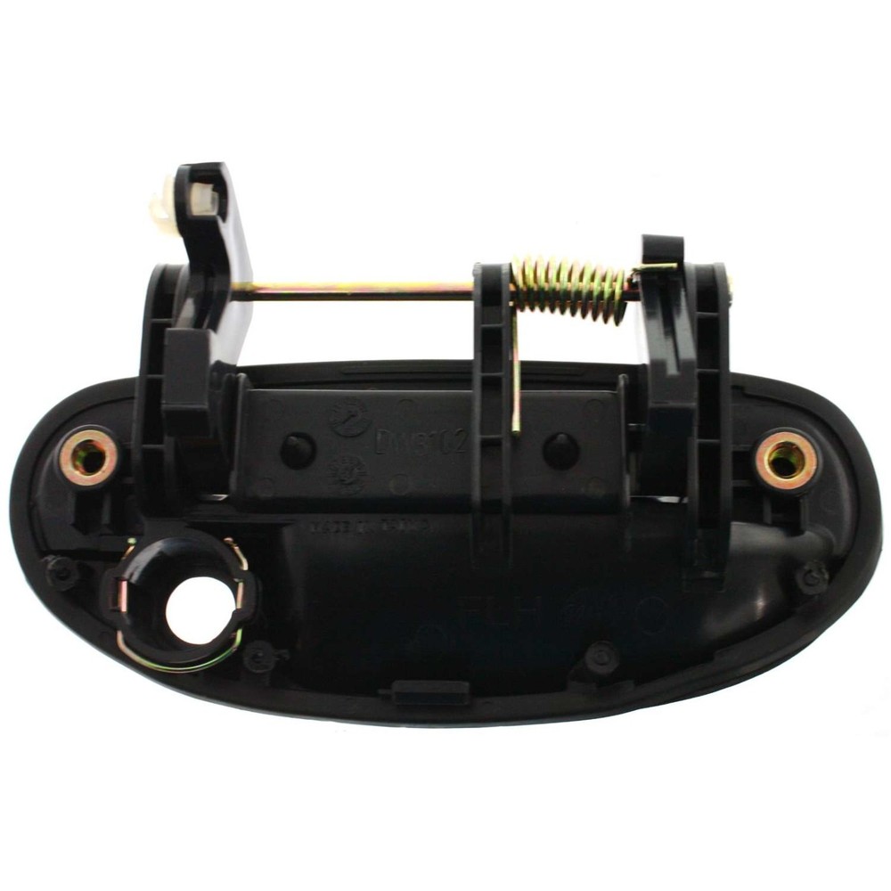 Exterior Door Handle For 99-2002 Daewoo Lanos Front Driver Side Black Plastic