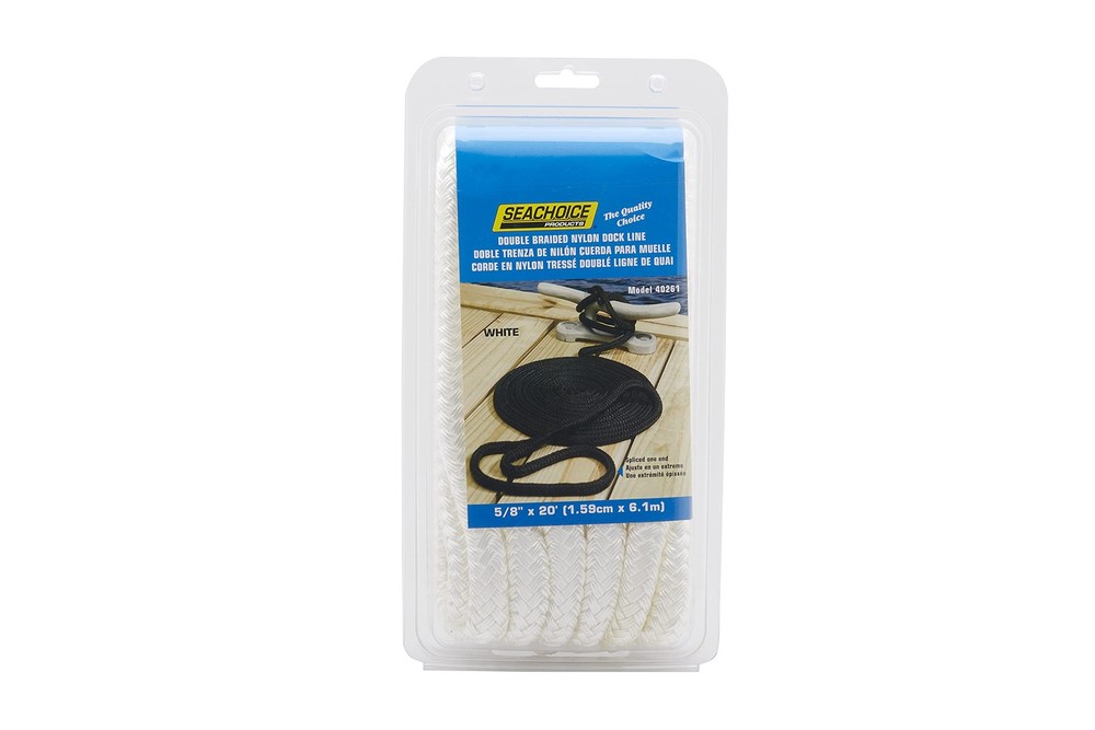 Seachoice 40261 Double Braid Nylon Dock Line