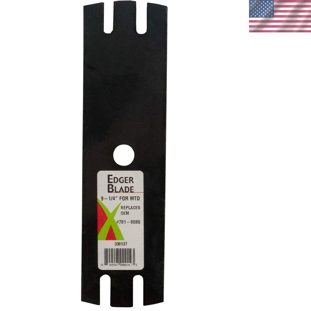 High-Performance 9-1/4” Edger Blade Replacement for MTD 781-0080 & More
