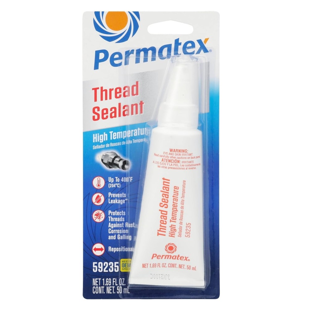 High Temperature Thread Sealant, 50 ml Tube , White