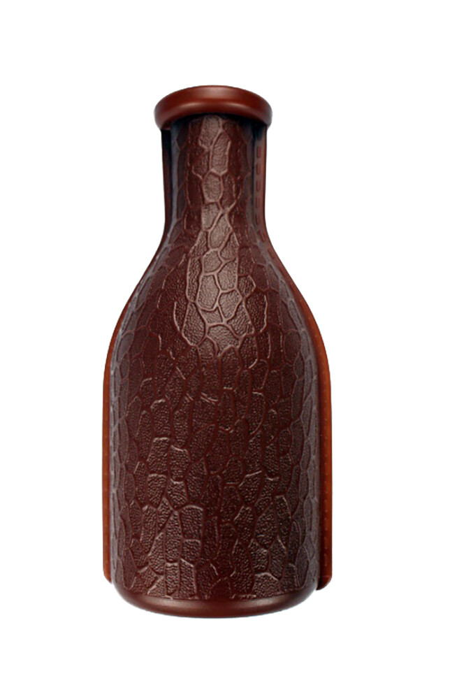 Brown Plastic Pea Shaker