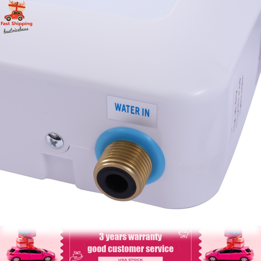 5500W 110V Tankless Hot Water Instant Heater Electric Shower Kitchen Boiler Bath