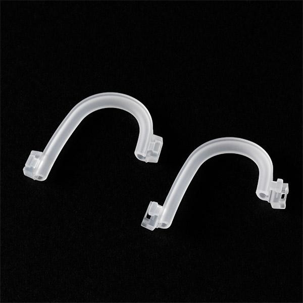Final FI-EHBCL Ear Hooks Type B Clear Secure Fit Silicone Cable Lock Design