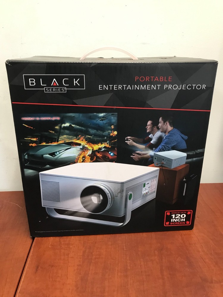 The Black Series Portable Entertainment Projector