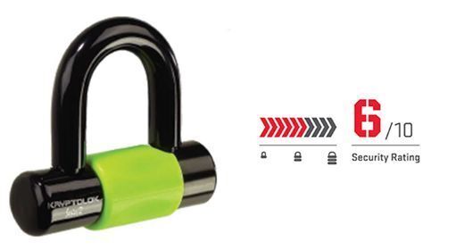 Kryptonite Kryptolok Disc Lock - Blk-Hi Vis (3C)