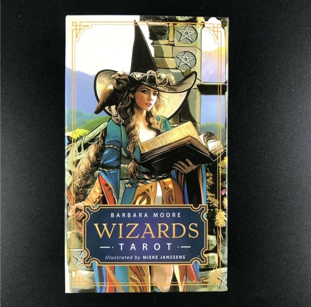 Wizards Tarot Cards (78) Table Games English Version Oracle Board Deck.