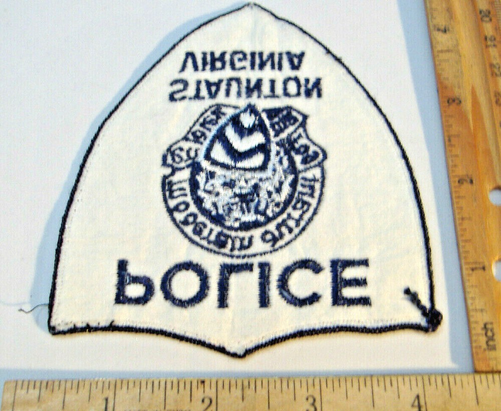 STAUNTON POLICE~VIRGINIA FABRIC PATCH