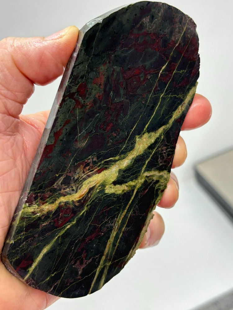 Unique Washington State Jasper Slab Cabbing Lapidary Combo Ship Avail
