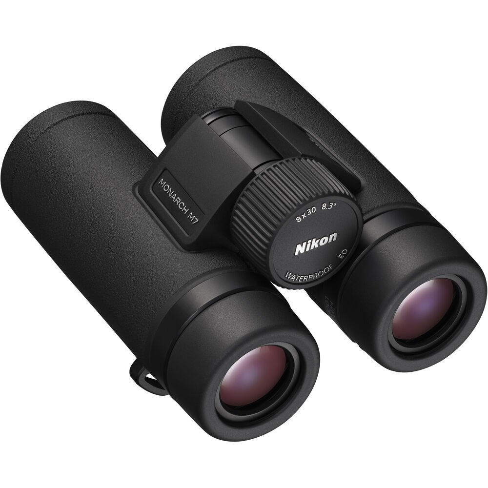 Nikon 8x30 Monarch M7 Binoculars Bundle With Neck Strap + Backpack And More