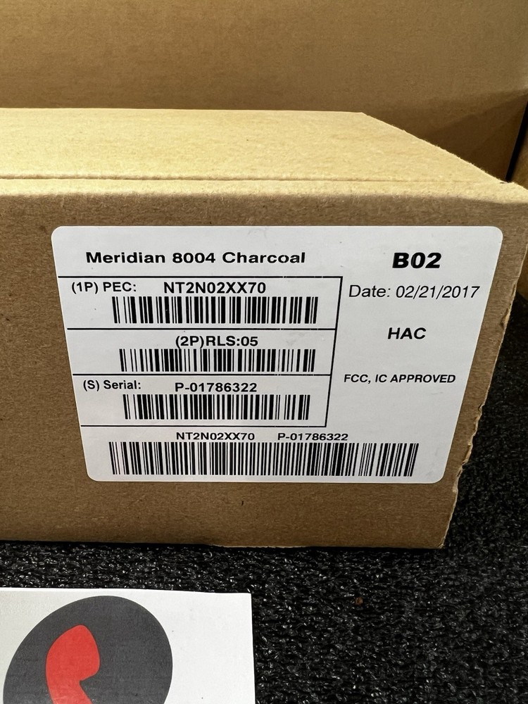 Aastra M8004 Analog Phone – Charcoal *Refurbished*