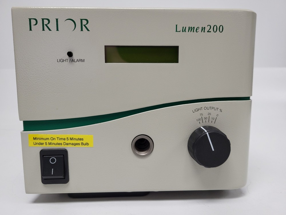Prior Lumen 200 Fluorescence Light Source Illuminator (483 Hours)