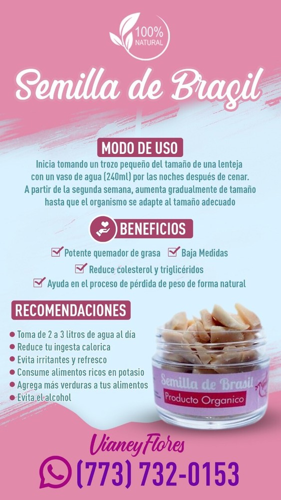 Semilla De Brazil La Original.