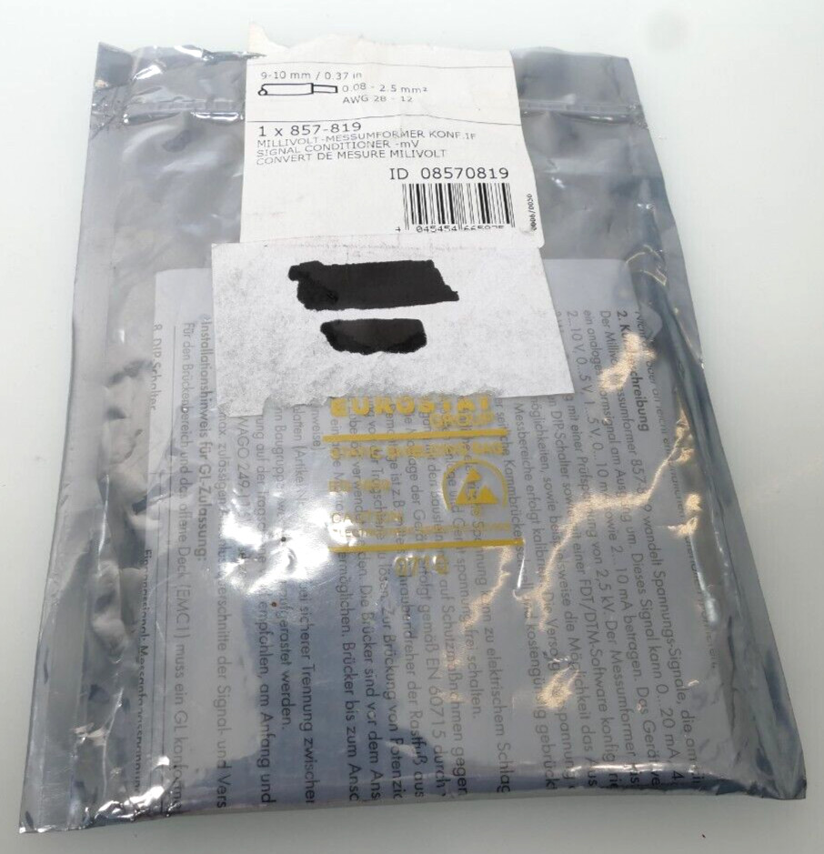 Wago Voltage Transducer | 857-819
