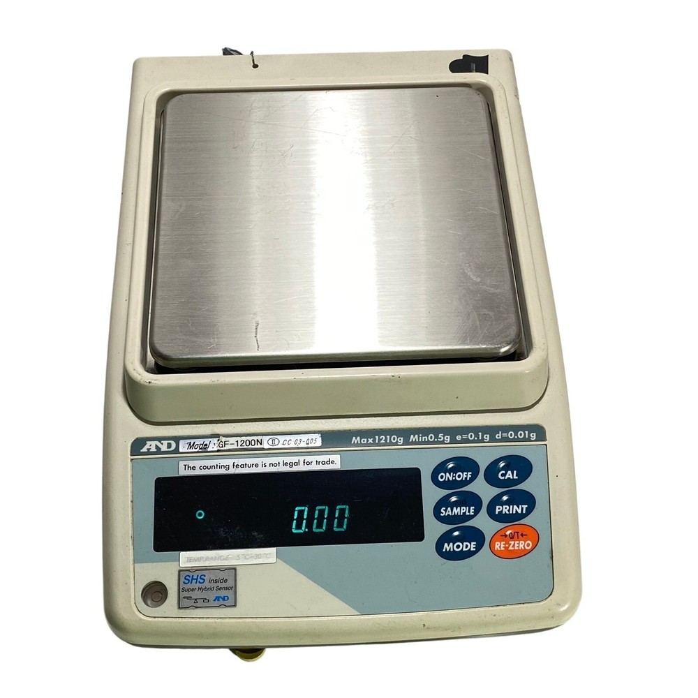 A&D GF-2000 Precision Lab Balance Compact Bench Scale Max 2100 g