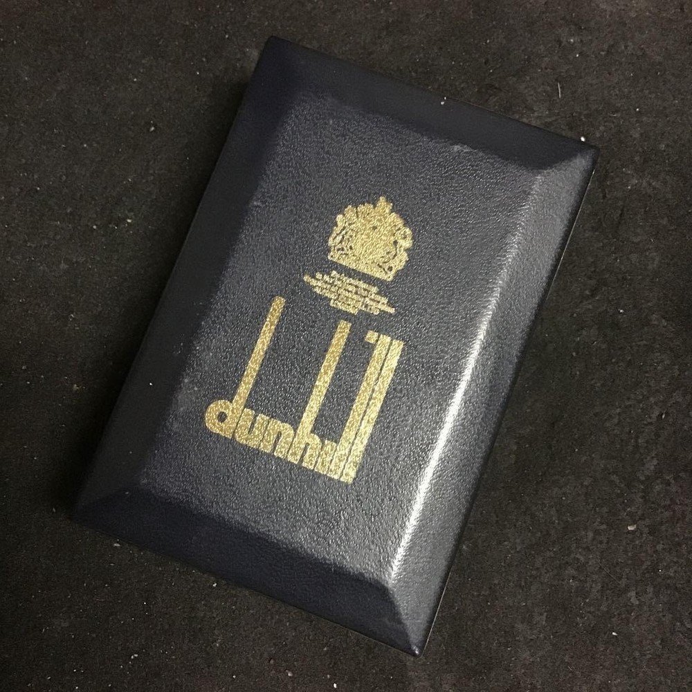 Overhauled Dunhill Rollagas lighter 70 silver with box