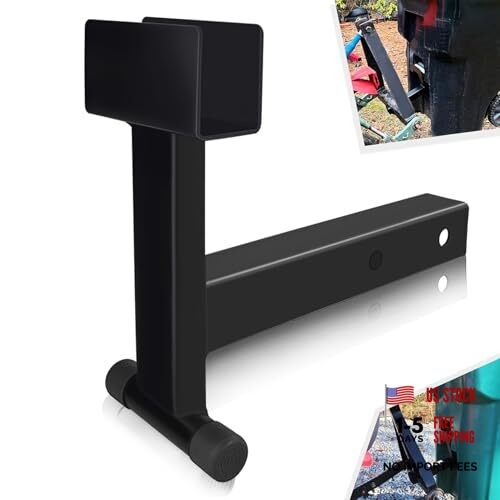 2" Non-Adjustable Trash Can Hauler Grabber with 2" Non-Adjustable Hitch