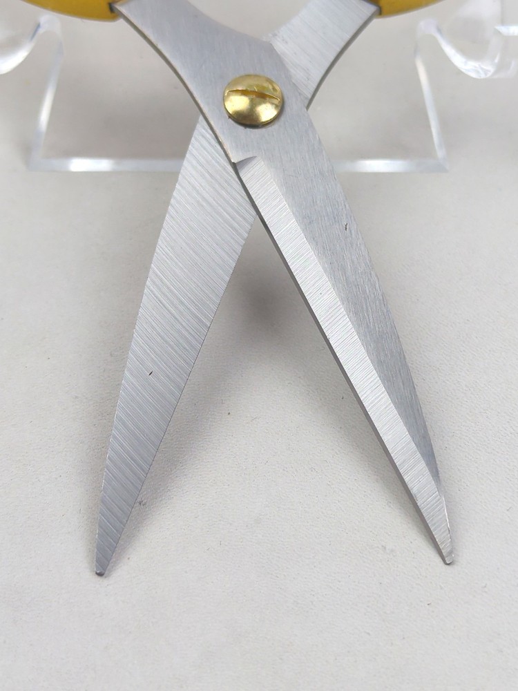 Multi-Function KITCHEN SCISSORS/SHEARS, Slim Profile, Stainless, GOLD Handle