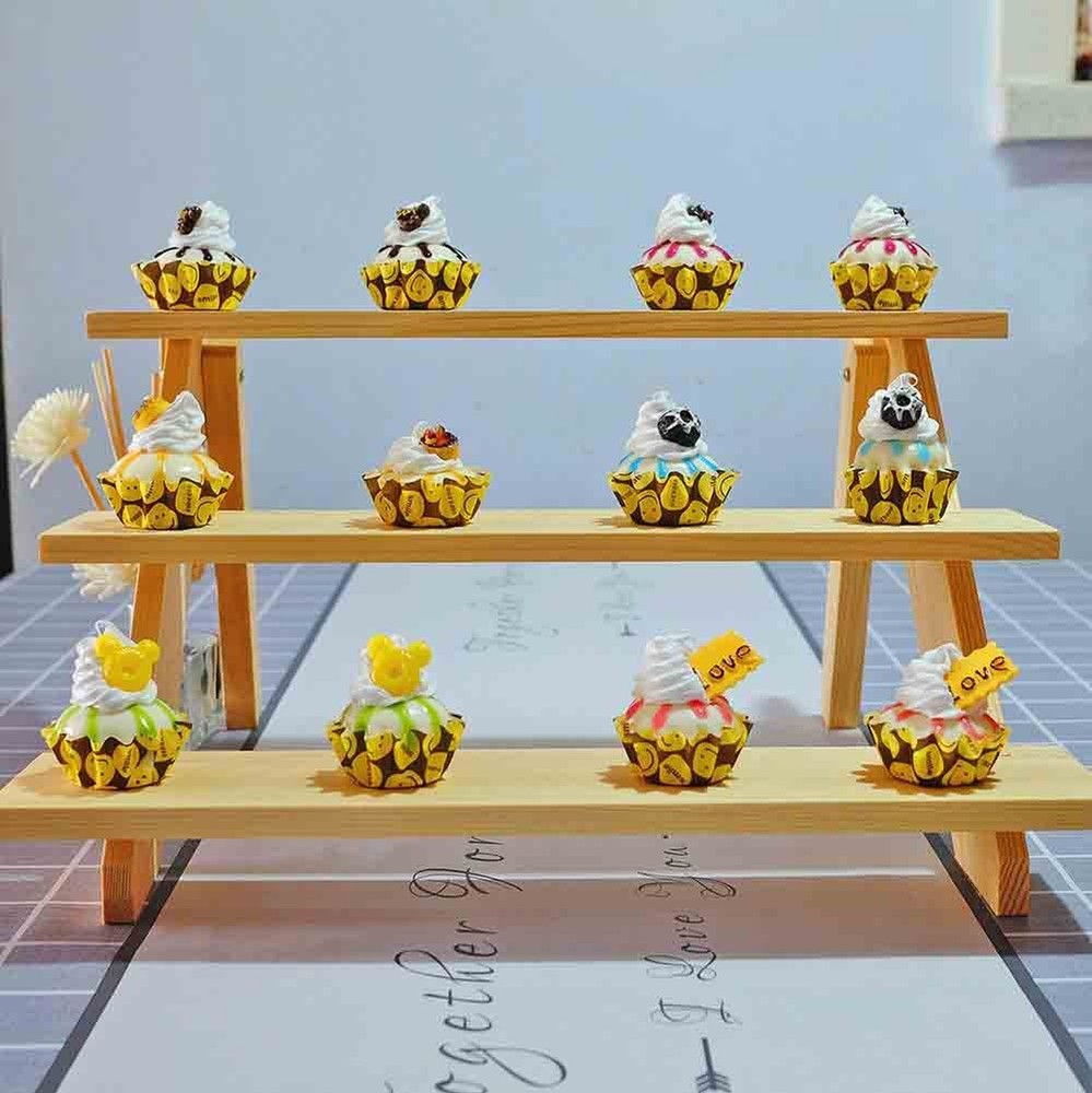 3 Steps Display Riser, Earring Display Stands, Showcase Cascading Merchandise...