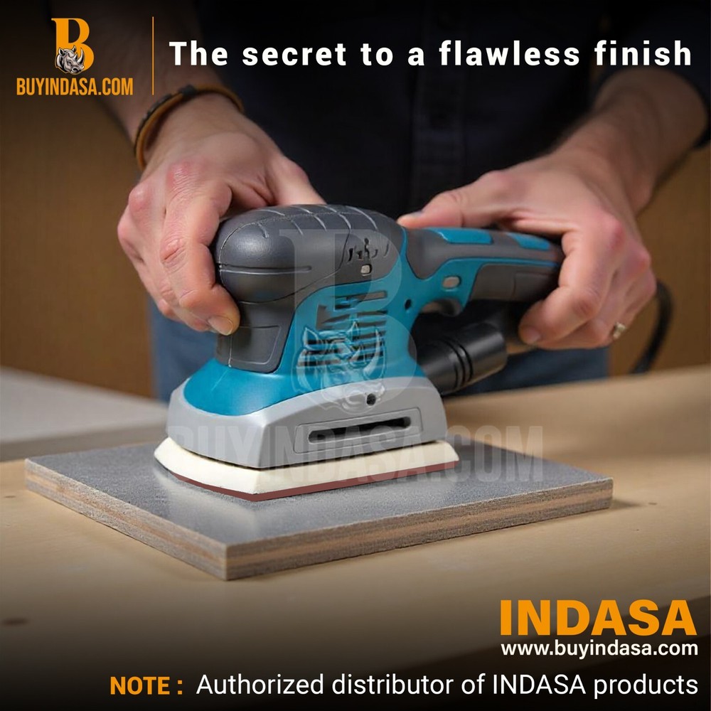 Indasa 50 PCS Full Sheets 9"x11" Wet & Dry Sanding Sheets, 60 - 2500 Range